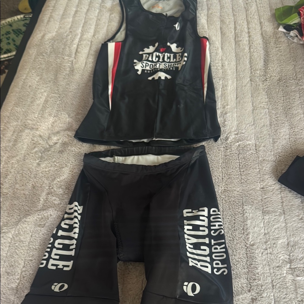 Pearl Izumi Black 2-piece Truathlon Suit Trisuit
